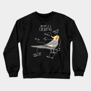 Cockatiel Anatomy Crewneck Sweatshirt